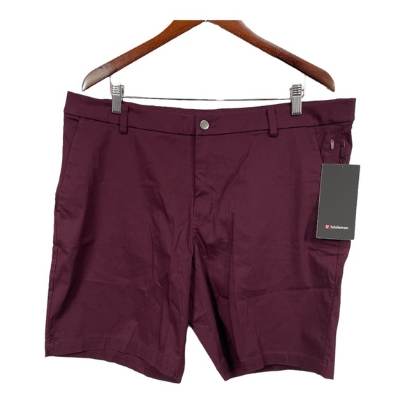 Lululemon Commission Short Dark Adobe Red DKAD, Size 38 Slim New - Picture 1 of 7